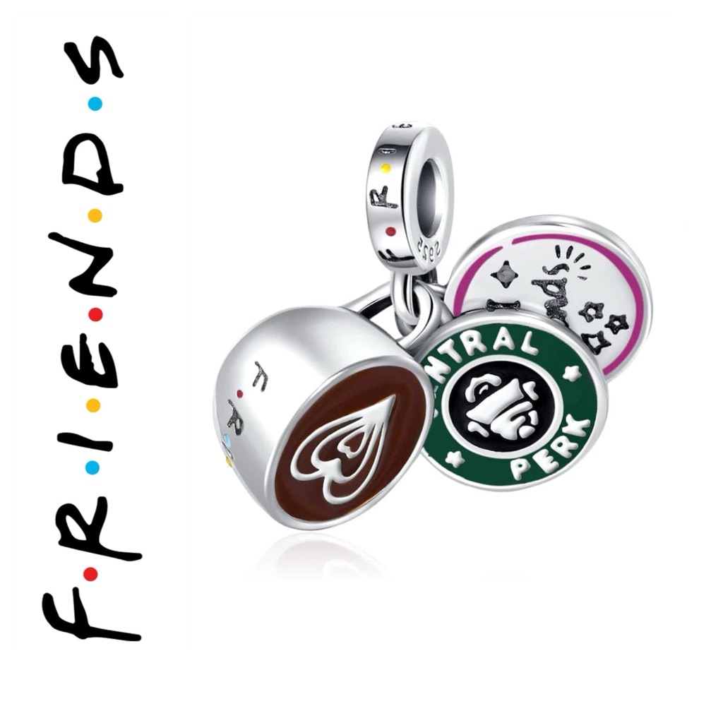 Friends Iconic Coffee Mug Triple Dangling Charm 40$